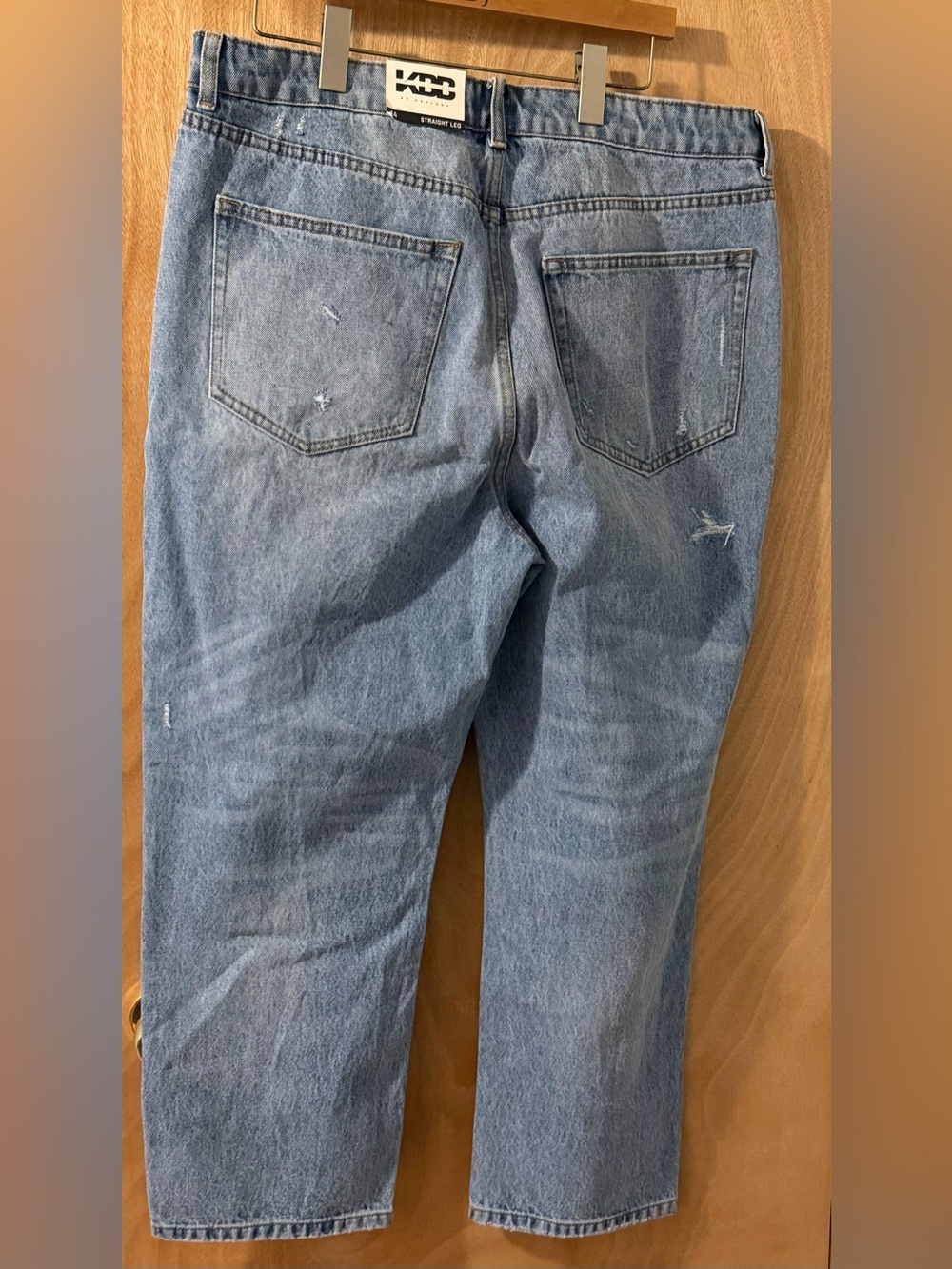 KBB By Kahlana Light Blue Straight Leg Jeans - Size 14 NWT - Picture 3 of 11